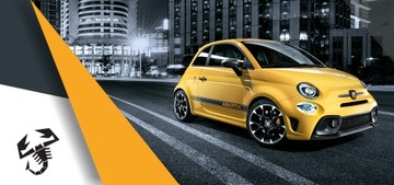 FIAT 500 ABARTH ZNAK ZNAKY PUNTO NA KAPOTA