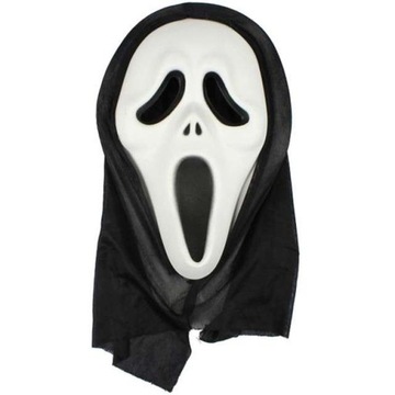 piankowa MASKA KRZYK kościotrup HALLOWEEN kaptur