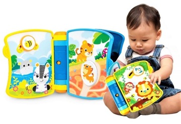 SMILY PLAY Książeczka dżungla interaktywna safari