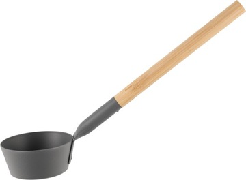 Chochla RENTO do sauny metalowa łyżka szara