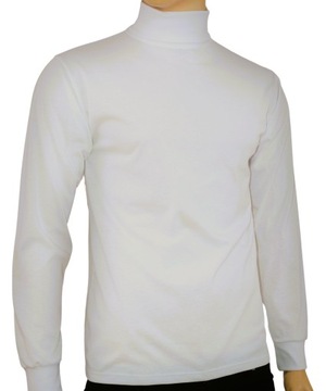 Golf bawełna PRODUKT POLSKI biały L