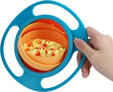 СЕРЕБРЯНАЯ ЧАША SLICK ЧАША ДЛЯ ДЕТЕЙ GYRO Bowl