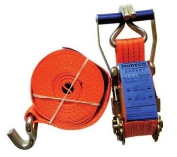 PAS TRANSPORTOWY SZEROKI Z KLAMRĄ 5cm x 12m