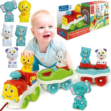 INTERAKTYWNY POCIĄG ZE ZWIERZĄTKAMI MÓWIĄCY 3w1