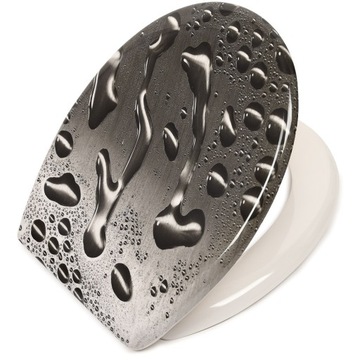 DESKA WC SEDESOWA KLOZETOWA TOALETOWA WOLNOOPADAJACA UNIWERSALNA DUROPLAST