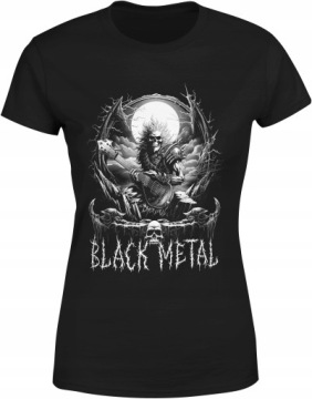 KOSZULKA METALOWA BLACK METAL ROCK ROCKOWA DAMSKA TSHIRT DAMSKI