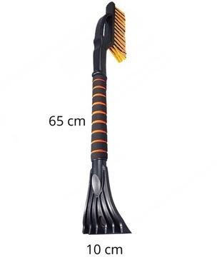 Щетка+скребок для лобового стекла, снега, льда, щетка-скребок, 65 см