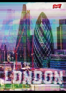 ZESZYT A5/60k LINIA GLITCHED CITY UNIPAP