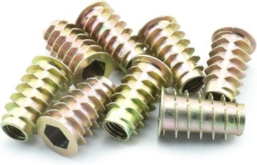 Мебельное соединение с резьбой по дереву М8х15-2 градуса