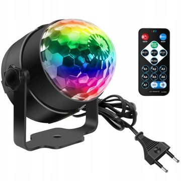 СВЕТИЛЬНИКИ СЦЕНЫ ПРОЕКТОР LED ДИСКОШАР RGB