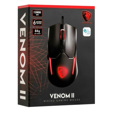 ИГРОВАЯ МЫШЬ PANTHERISE VENOM II RGB DRAG MINECRAFT 60 IPS 12800 DPI 1000 Гц