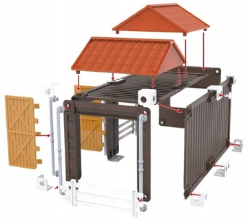 ФЕРМА ФЕРМА САРАЬ КОРРОУ ЖИВОТНЫЕ ТРАКТОР ГРУЗОВИК