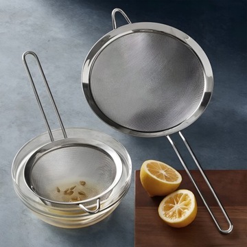 СТАЛЬНЫЕ КУХОННЫЕ ФИЛЬТРЫ, ФИЛЬТР, ДУРШРУГ, СИФТЕР, НАБОР СИФТЕРОВ 3 шт. #93