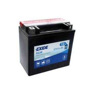 Мотоциклетный аккумулятор Exide YTX14-BS 12Ач 200А
