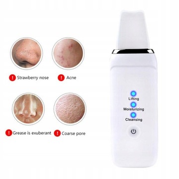 Ультразвуковой скраб для кожи лица, шпатель для лица, прыщи