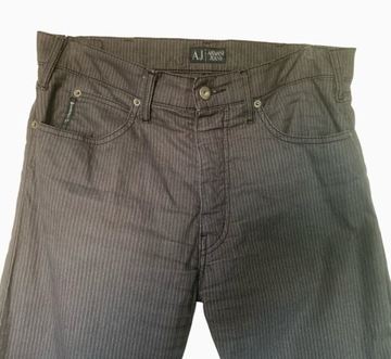 ARMANI JEANS SPODNIE COMFORT EMPORIO PREMIUM JEANSY MĘSKIE W PASKI ROZ. 34