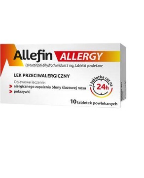 Allefin Allergy 5 mg 10 tabletek