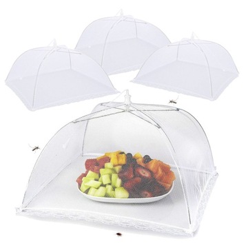 MOSKITIERA OSŁONA SIATKA PARASOL NA ŻYWNOŚĆ 4SZT