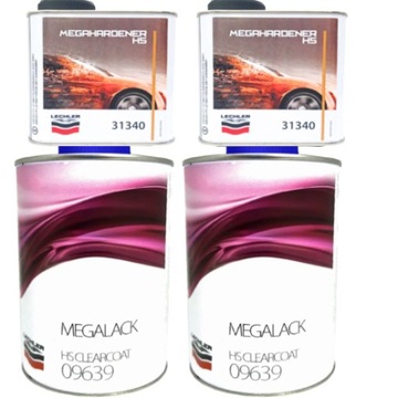 LECHLER MEGALACK HS LAKIER BEZBARWNY 2L + UTW 1L