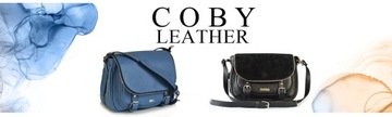 СУМКА COBY ЖЕНСКАЯ, ЧЕРНАЯ КОЖА, МОДНАЯ