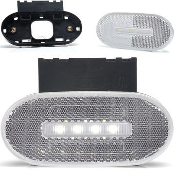 LAMPA OBRYSOWA PRZEDNIA BIAŁA TIR LAWETA 12/24V