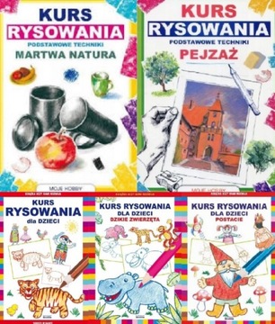 Kurs rysowania - ZESTAW KSIĄŻEK NA START