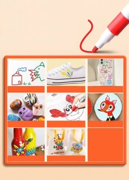 Маркеры маркеров маркеров с водонепроницаемой краской 48 цветных