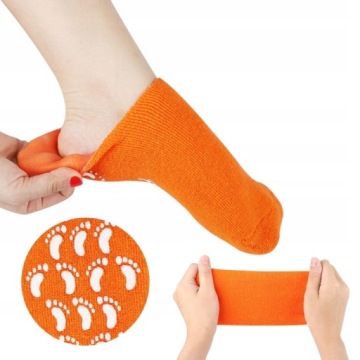 STOPKI SKARPETKI ŻELOWE NAWILŻAJĄCE DOMOWE SPA