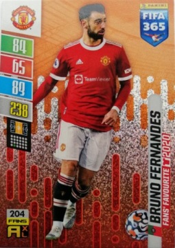 FIFA 365 2022 FANS FAVOURITE 204 BRUNO FERNANDES
