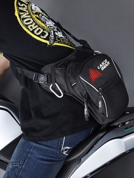 LAICOBEAR Водонепроницаемая мотоциклетная сумка на бедро, 5,5–7,5 л, поясная сумка для ног, КРАСНАЯ