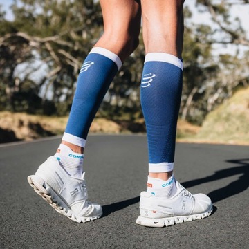 Компрессионные рукава Compressport Estate синие/белые T3 (L)