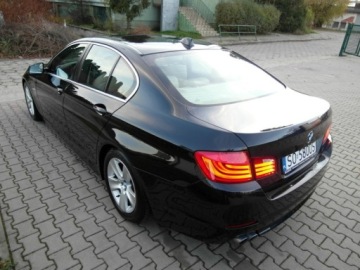BMW Seria 5 F10-F11 Limuzyna 520d 184KM 2013 BMW Seria 5 Xenon Skora Navi Profesjonal Dociagi Head-Up 2.0 Diesel 184KM, zdjęcie 11