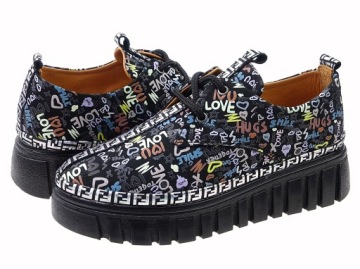 Полусапожки на платформе Venezia R032LEM3OSP047 мульти, кожа NEW 36