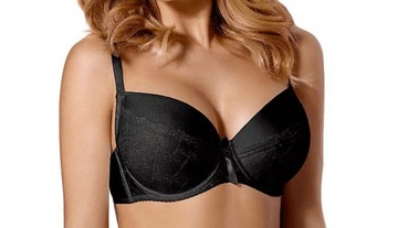 Biustonosz push up Biustonosz Push-Up Model VB-1118 Black - Vena