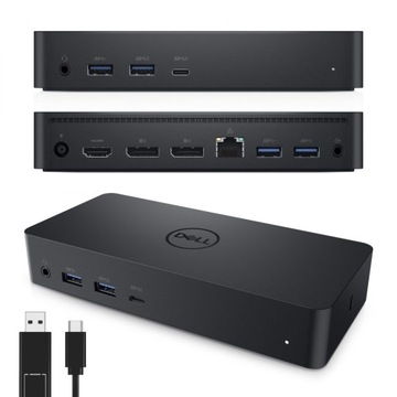 Stacja dokująca DELL D6000 USB-C + Zasilacz 130W