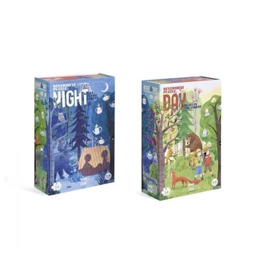 Dwustronne puzzle dla dzieci Dzień i Noc | Londji