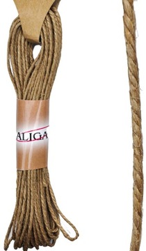 SZNUREK Z JUTY JUTOWY 3mm/10m