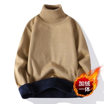 Men 2023 New Sweater Autumn Winter Knitted Turtlen