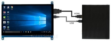 ЖК-дисплей Raspberry Pi TFT 7 дюймов (C) HDMI