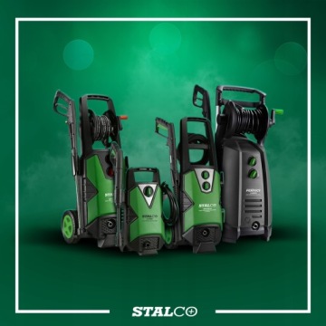 МОЩНАЯ МОЙКА ДАВЛЕНИЯ 170бар 24,5 КГ 2500ВТ НАБОР 7 шт для дачи STALCO