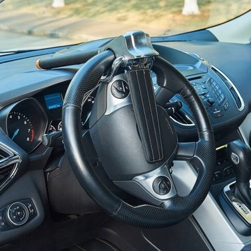 ПРОТИВОУГОННЫЙ ЗАМОК РУЛЕВОГО КОЛЕСА АВТОМОБИЛЯ ДЛЯ СТАЛЬНОГО РУЛЕВОГО КОЛЕСА АВТОМОБИЛЯ