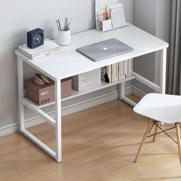 LOFT WHITE YOUNG КОМПЬЮТЕРНЫЙ СТОЛ С ПОЛКОЙ, СОВРЕМЕННЫЙ, 100 СМ