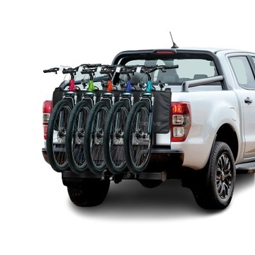 Nordrive TAILGATE PAD - uchwyt na tylną klapę do pickupa na 5 rowerów