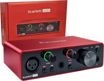 АУДИОИНТЕРФЕЙС ABLETON FOCUSRITE SCARLETT SOLO 3 ПОКОЛЕНИЯ + ПРОГРАММНОЕ ОБЕСПЕЧЕНИЕ