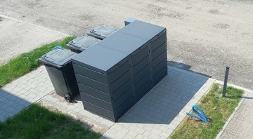 Металлическая конструкция контейнера для мусора Премиум 240-3