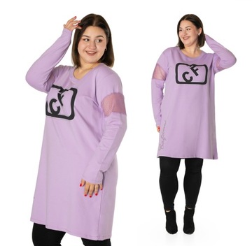 Duża Tunika Sukienka Bluzka Damska 7071-05 XL/2XL
