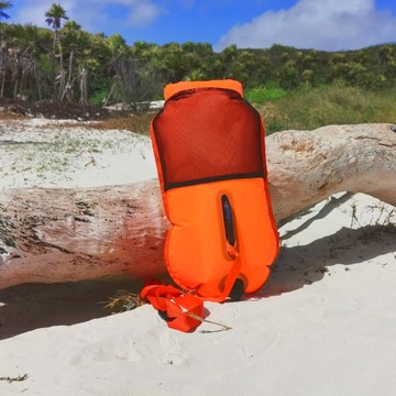 БЕЗОПАСНЫЙ БУЙ С КАРМАНОМ ДЛЯ ВЕЩЕЙ + ДОПОЛНИТЕЛЬНЫЙ НАРУЖНЫЙ КАРМАН 28Л