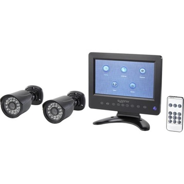 Комплект мониторинга: 2 камеры, ЖК-монитор 1280x720