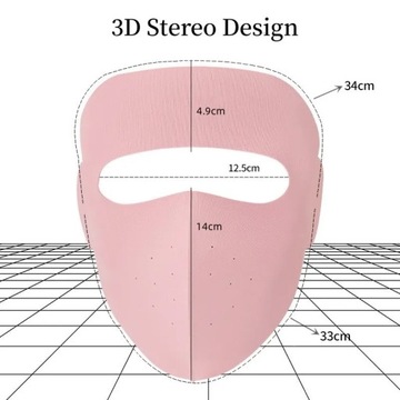 Летняя солнцезащитная маска из ледяного шелка, защита от пыли, защита от солнца для всего лица