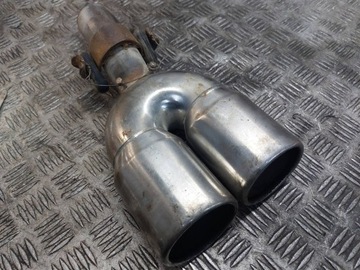 KOŃCÓWKA TŁUMIKA PODWÓJNA Y PIPE CUSTOM CHROME RACING